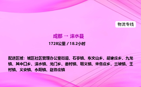 成都到涞水县专线价格-成都到涞水县物流要几天-成都到涞水县货运公司电话