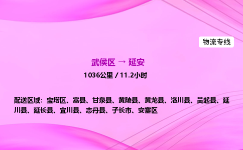 武侯到延安专线价格-武侯区到延安物流要几天-四川到延安货运公司电话
