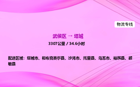 武侯到塔城专线价格-武侯区到塔城物流要几天-四川到塔城货运公司电话