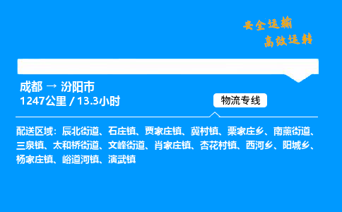 成都到汾阳市物流价格查询,成都至汾阳市物流费用,成都到汾阳市物流几天到