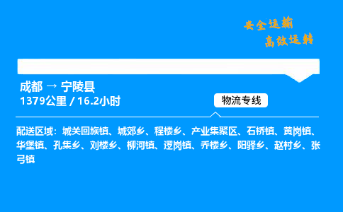 成都到宁陵县物流价格查询,成都至宁陵县物流费用,成都到宁陵县物流几天到