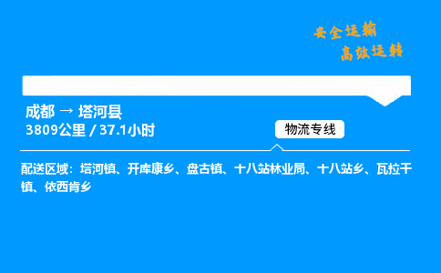 成都到塔河县物流价格查询,成都至塔河县物流费用,成都到塔河县物流几天到