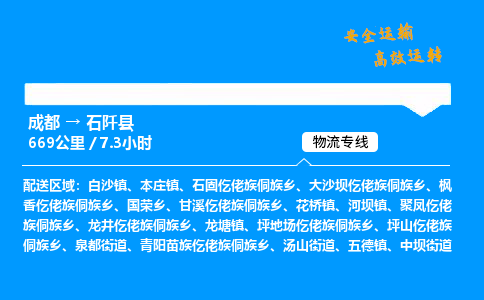 成都到石阡县物流价格查询,成都至石阡县物流费用,成都到石阡县物流几天到