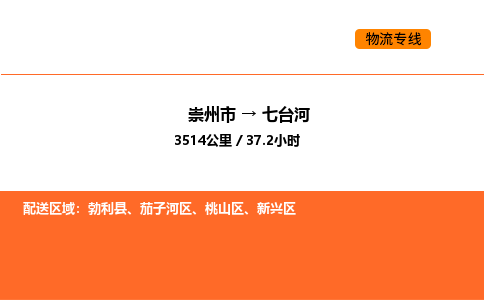 崇州市到七台河新兴区物流公司_崇州市到七台河新兴区货运专线公司（当天走车）