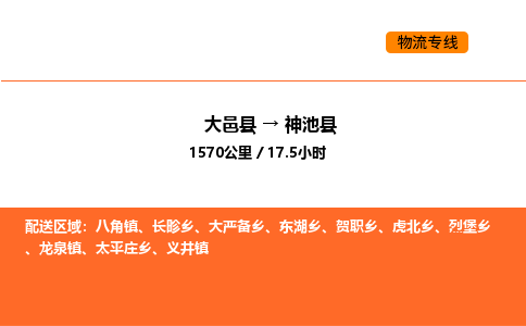大邑县到神池县物流公司_大邑县到神池县货运专线公司（当天走车）