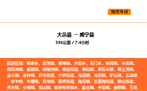 大邑县到威宁县物流公司_大邑县到威宁县货运专线公司（当天走车）