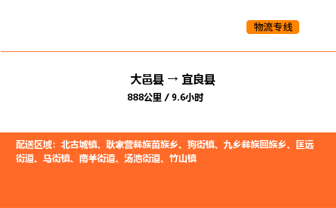 大邑县到宜良县物流公司_大邑县到宜良县货运专线公司（当天走车）