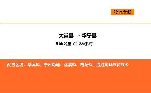 大邑县到华宁县物流公司_大邑县到华宁县货运专线公司（当天走车）