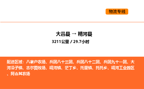 大邑县到精河县物流公司_大邑县到精河县货运专线公司（当天走车）